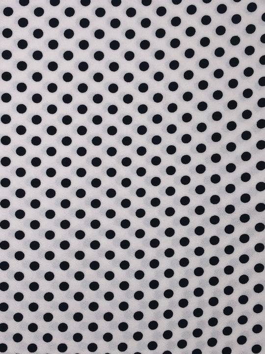 Liverpool Knit Polka Dot Print Fabric | Express Knit Inc.