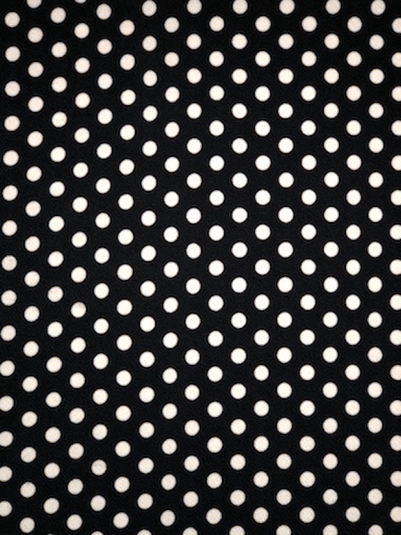 Liverpool Knit Polka Dot Print Fabric - wholesale fabric