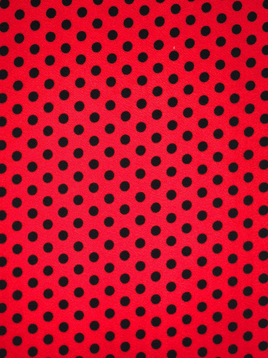 Liverpool Knit Polka Dot Print Fabric | Express Knit Inc.